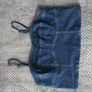 Target , Women's Denim Corset Vest - Universal Thread™, Large